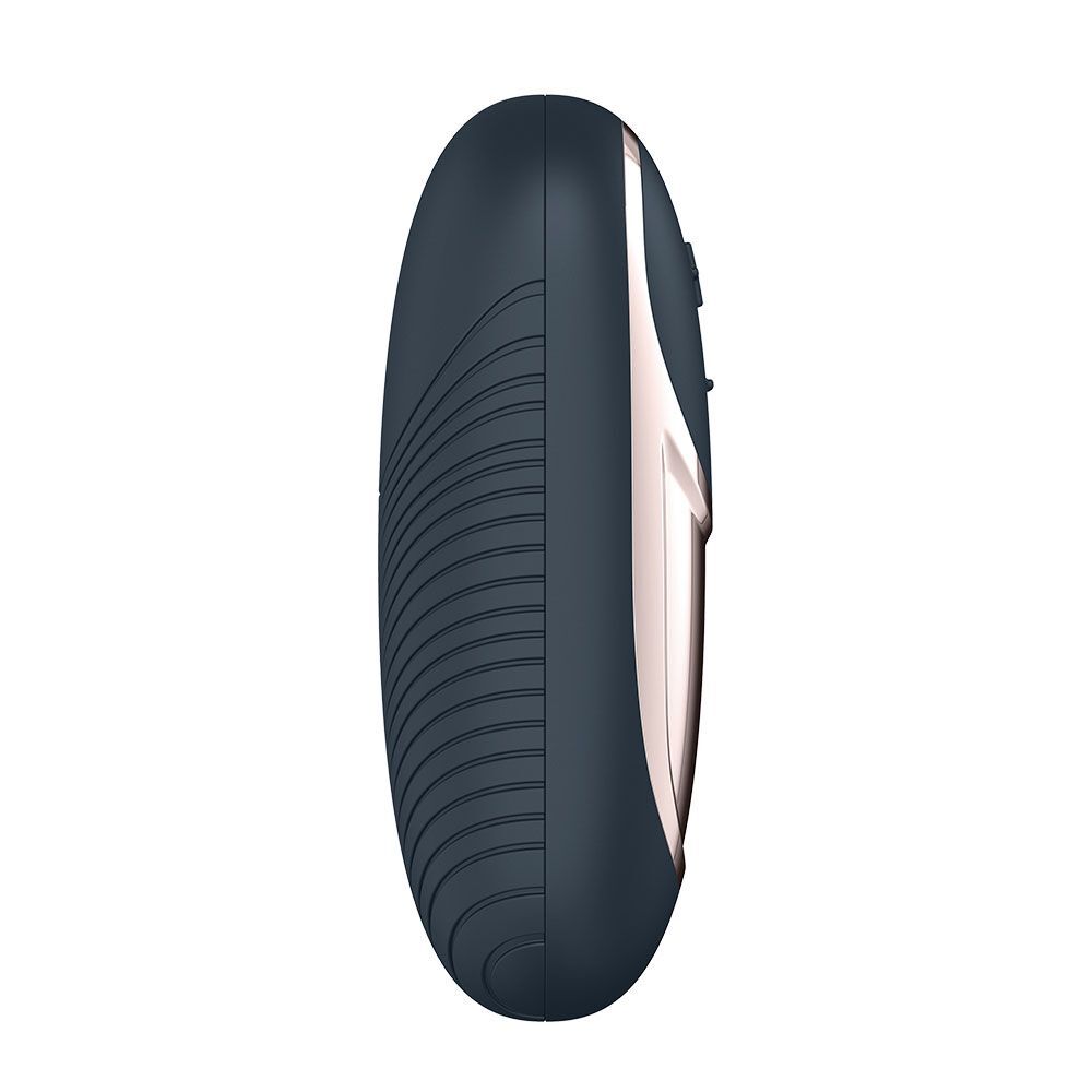 Black tire with tread pattern on a white background