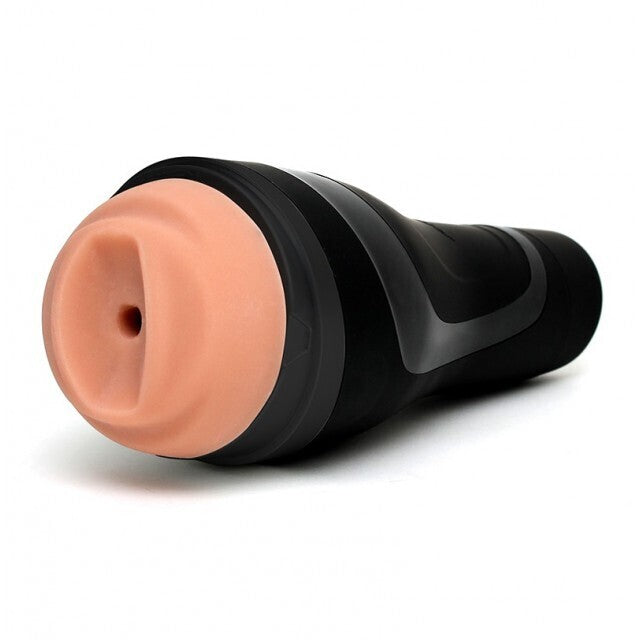 Black and beige silicone product on a white background