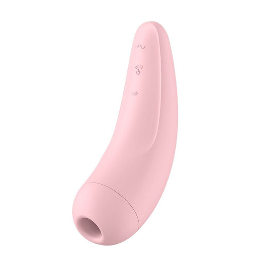 Pink silicone product on a white background