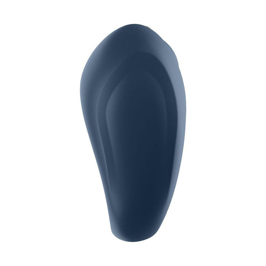 Blue shoe insert on a white background