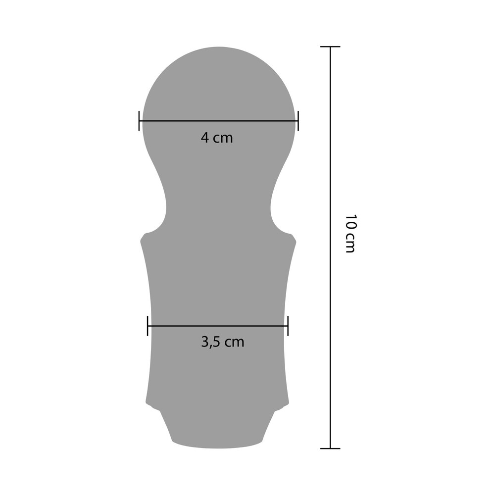 A purple, handheld wand massager with a rounded head and a built-in power button, branded XOCOON.