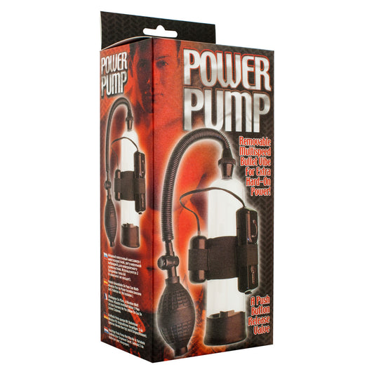 Package of Power Pump with product illustration on a white background