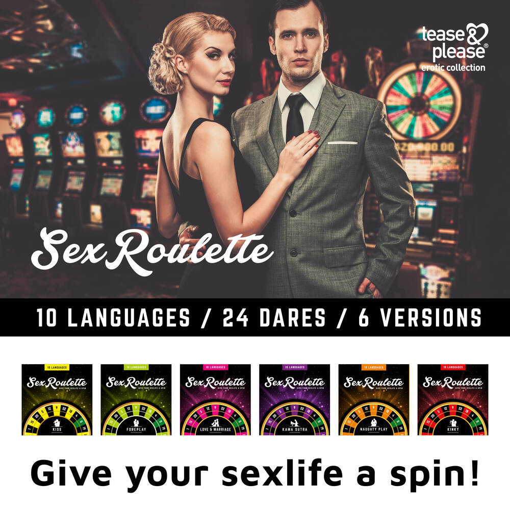 Sex Roulette Kama Sutra Edition board game with spinner and challenge cards