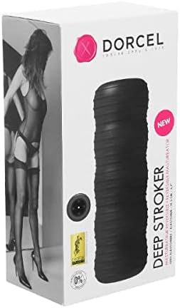 Dorcel Deep Stroker product packaging with a model wearing lingerie.