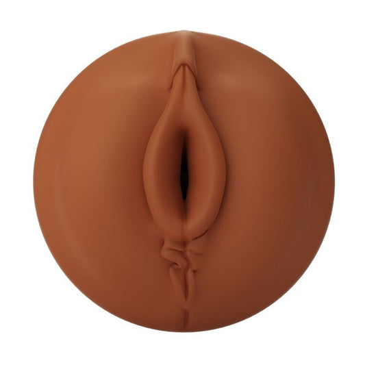 Brown rubber duck with a more realistic design on a white background