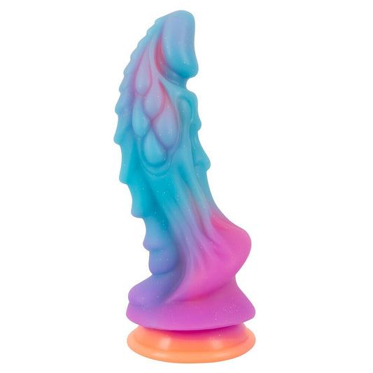 Colorful silicone product on a white background