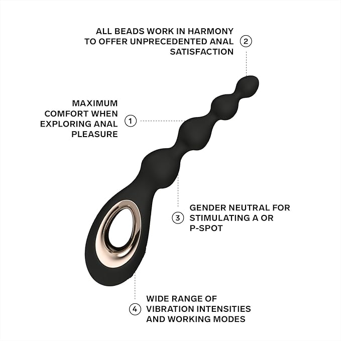 Lelo Soraya Anal Beads Massager Black
