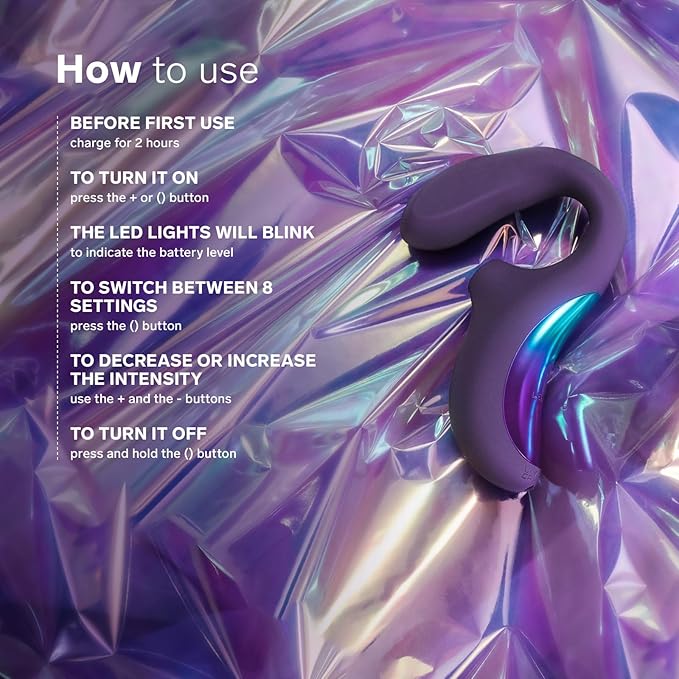 Lelo Enigma Wave G-Spot and Clitoris Massager Purple