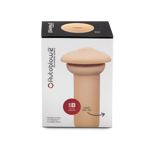 Box of a masturbatory product with packaging design.