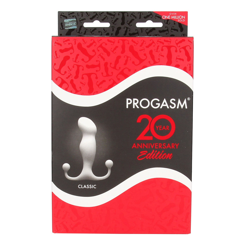 PROGASM 20th Anniversary Edition packaging with red and black design