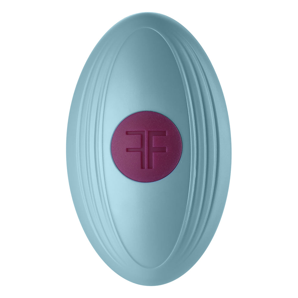 The product image shows a blue box packaging for FemmeFunn Versa Bullet With Sleeve. It includes a small bullet vibrator and a liquid silicone tongue-shaped sleeve.