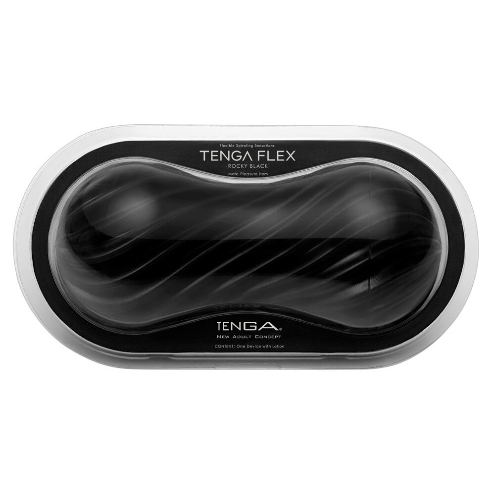 Tenga Flex product packaging on a white background