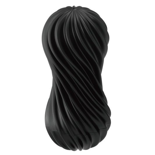 Black wig on a white background