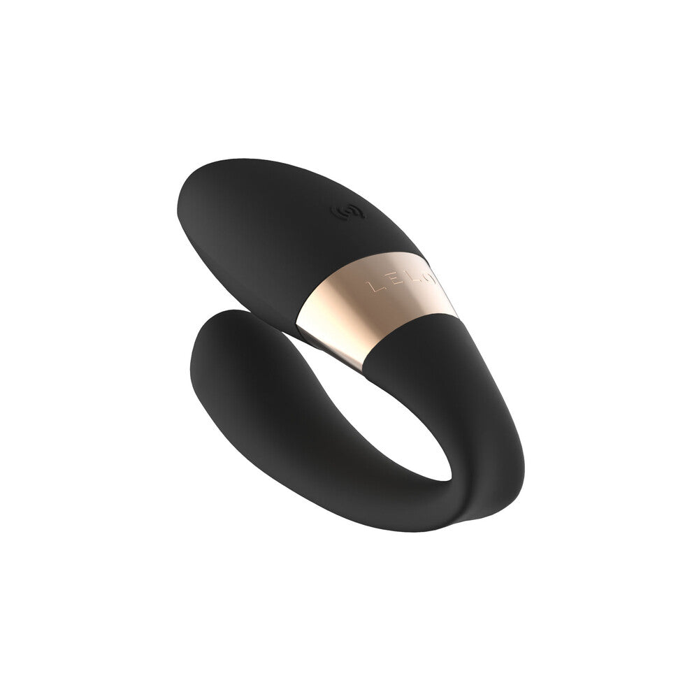 Black silicone ring with rose gold accent on a white background
