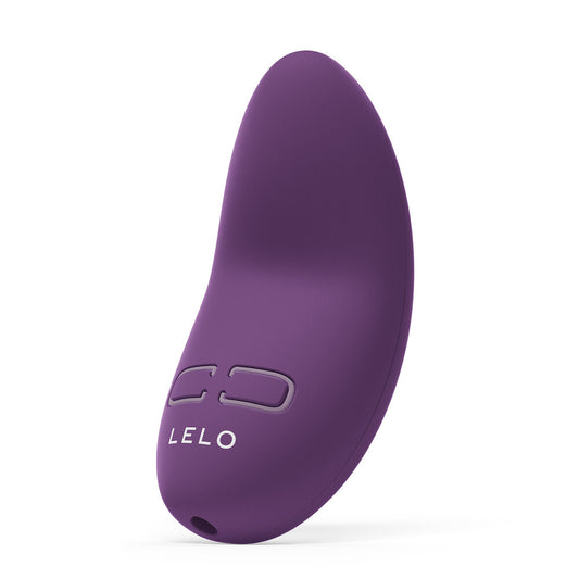Purple LELO product on a white background