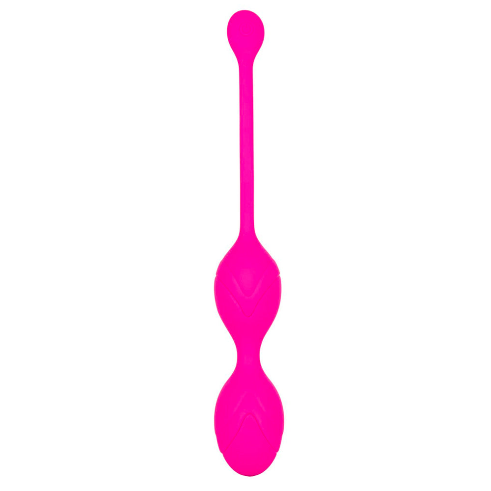 Pink tool with a unique design on a white background