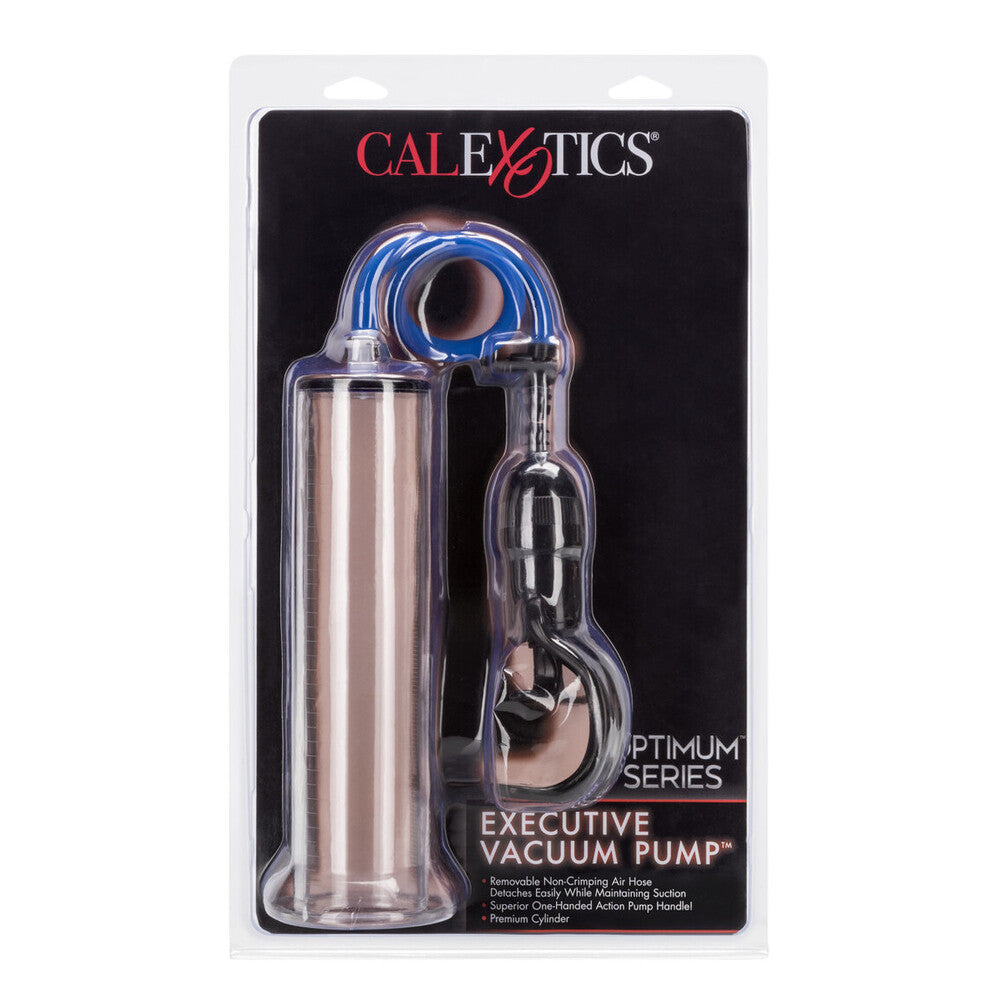 Executive vacuum pump in packaging with Calexotics branding