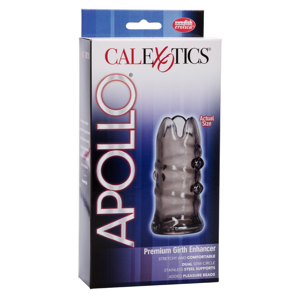 Calexotics Apollo premium girth enhancer packaging on a white background