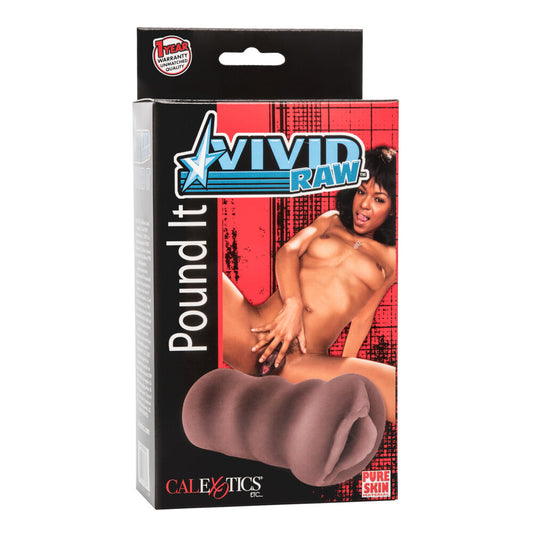 Vivid Raw packaging with a product image on a white background