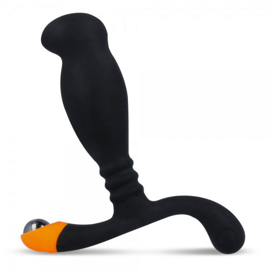 Black and orange tool on a white background