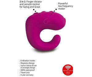 G-Vibe G-Ring XL Remote Control Finger Vibe