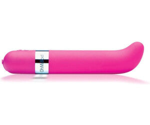 Pink electronic device with a visible brand label on a white background