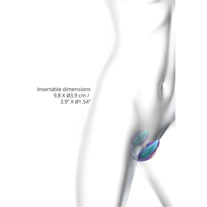 Close-up of a product with dimensions indicated on a white background