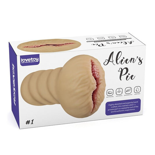 Box of 'Alien's Pie' product with branding and product depiction.