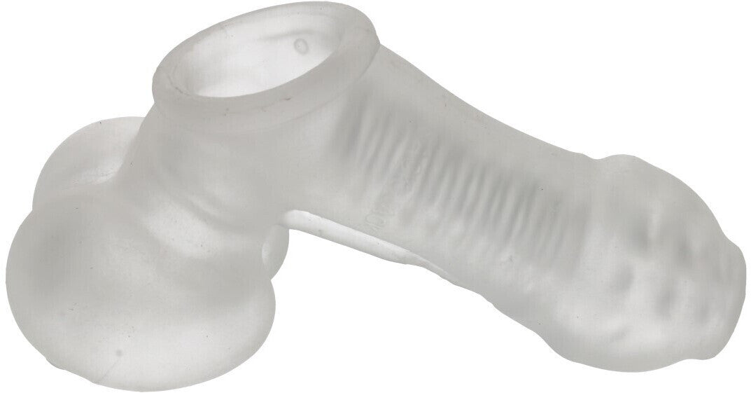 White plastic Y-shaped connector on a white background