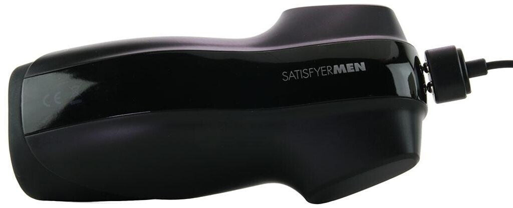 Black Satisfyer product on a white background