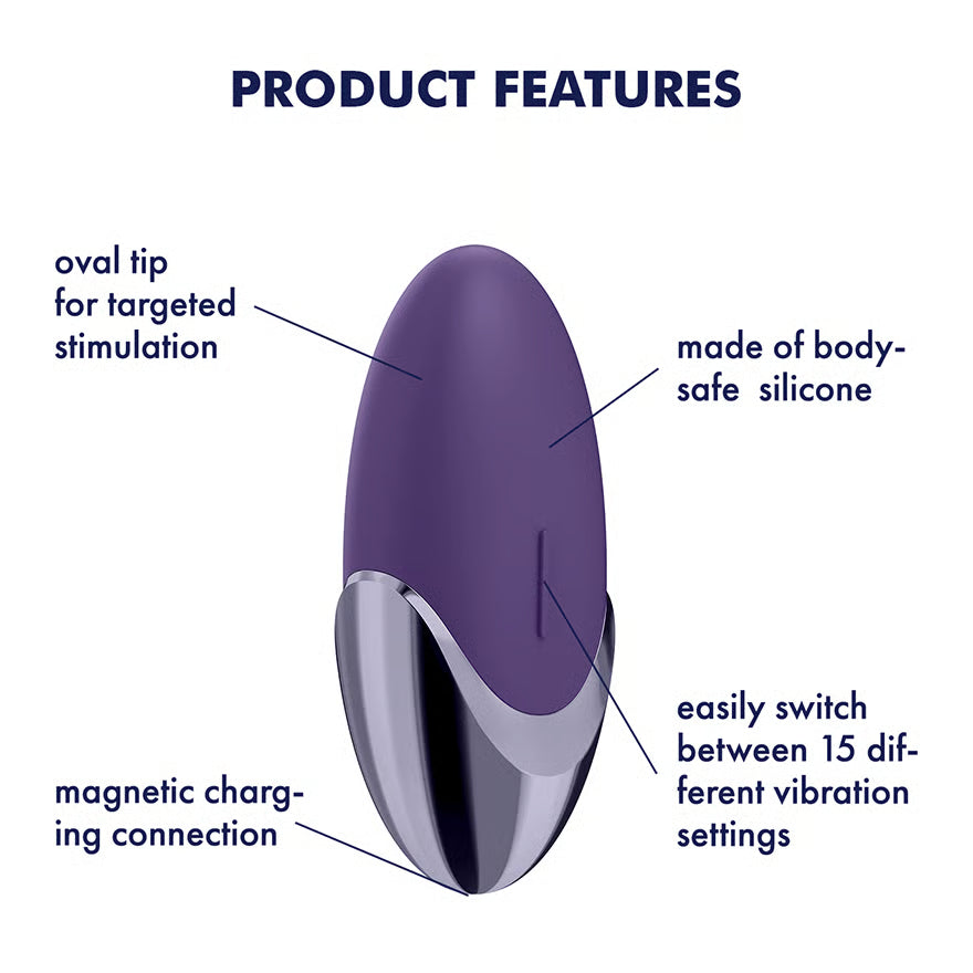 Satisfyer Layons Pleasure Clitoral Vibrator Purple